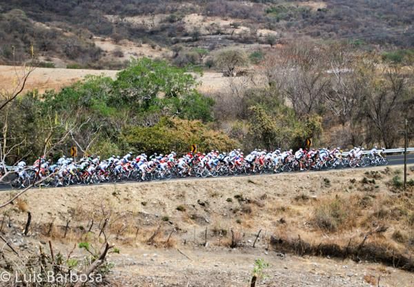 The barren landscape of Mexico