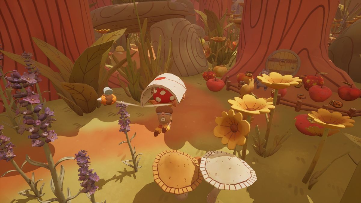 Image of mushroom post worker from platformer mail time