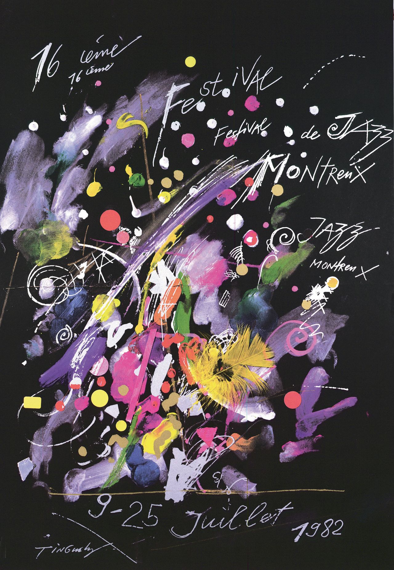 Fondation du Festival de Jazz de Montreux, 1982, artwork by Jean Tinguely