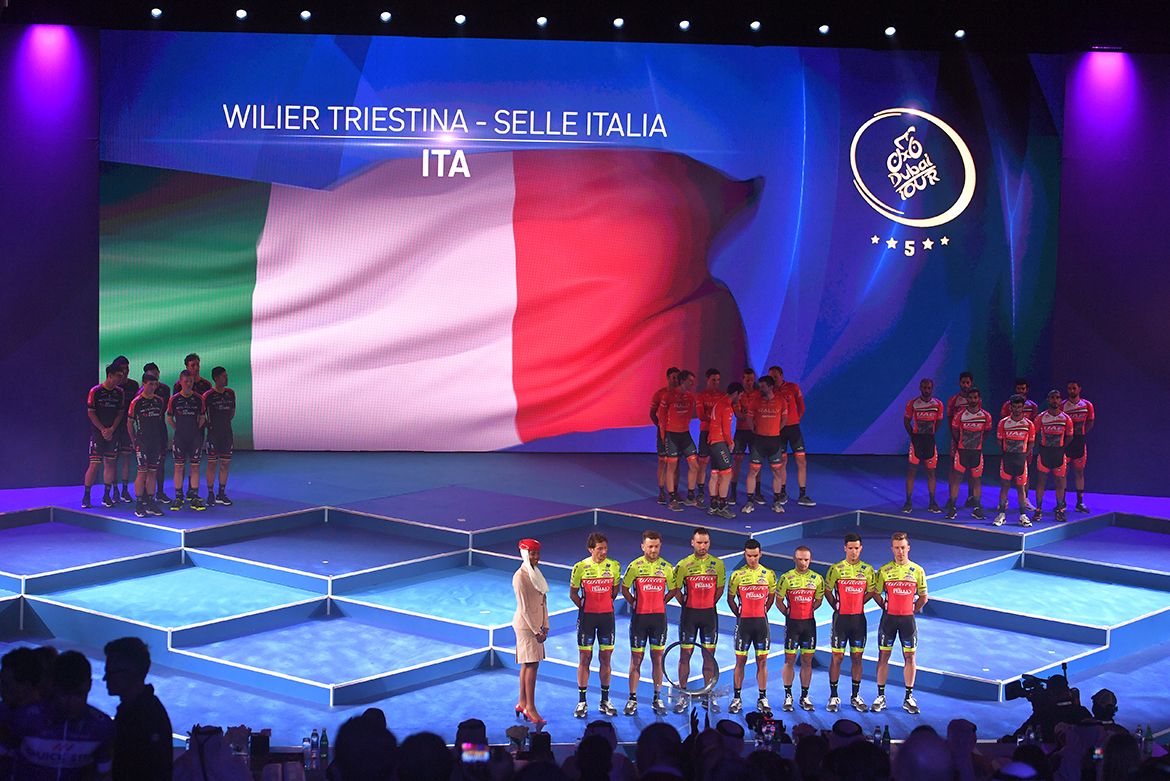 Wilier Triestina at the Dubai Tour presentation