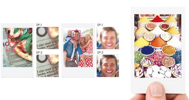 Fujifilm Instax SHARE SP-2 image: The small photos measure just 2.4 x 1.8 inches, with a heavy border around the edge.