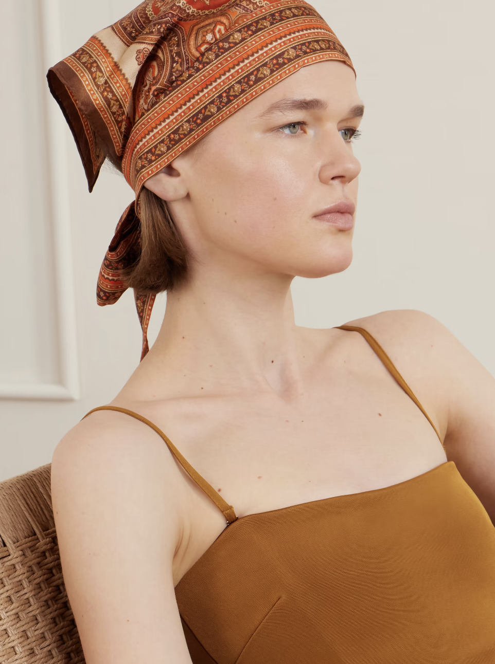 ZIMMERMANN, Printed Silk Headscarf