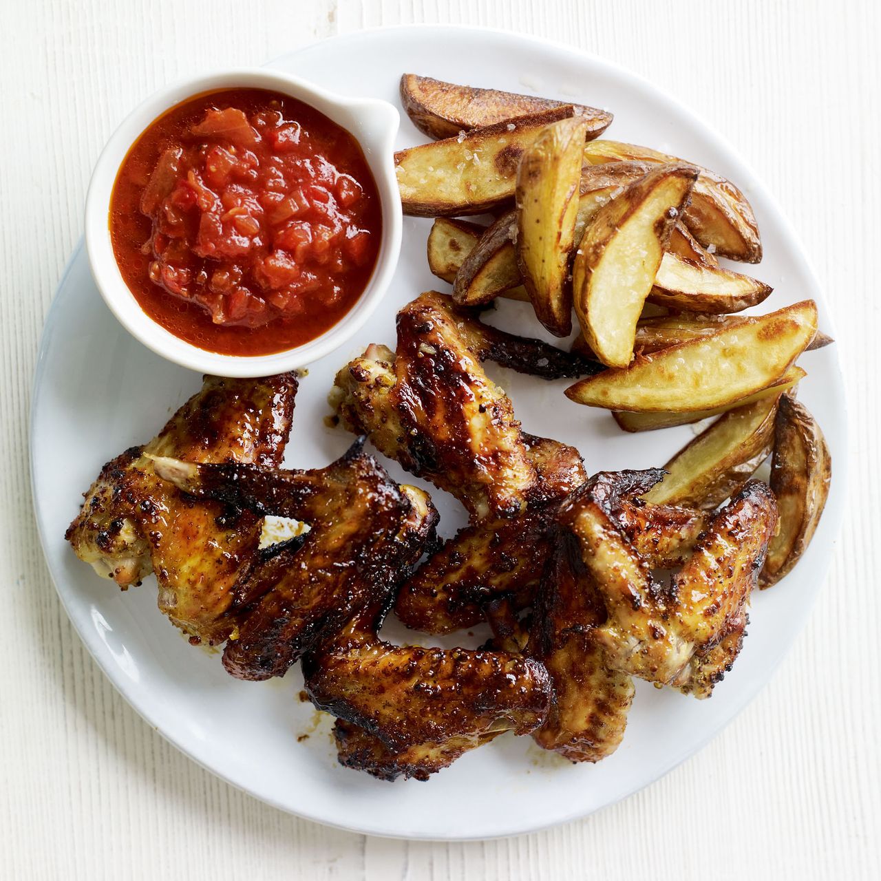 Garlic and Mustard Sticky Chicken Wings recipe-recipe ideas-new recipes-woman and home