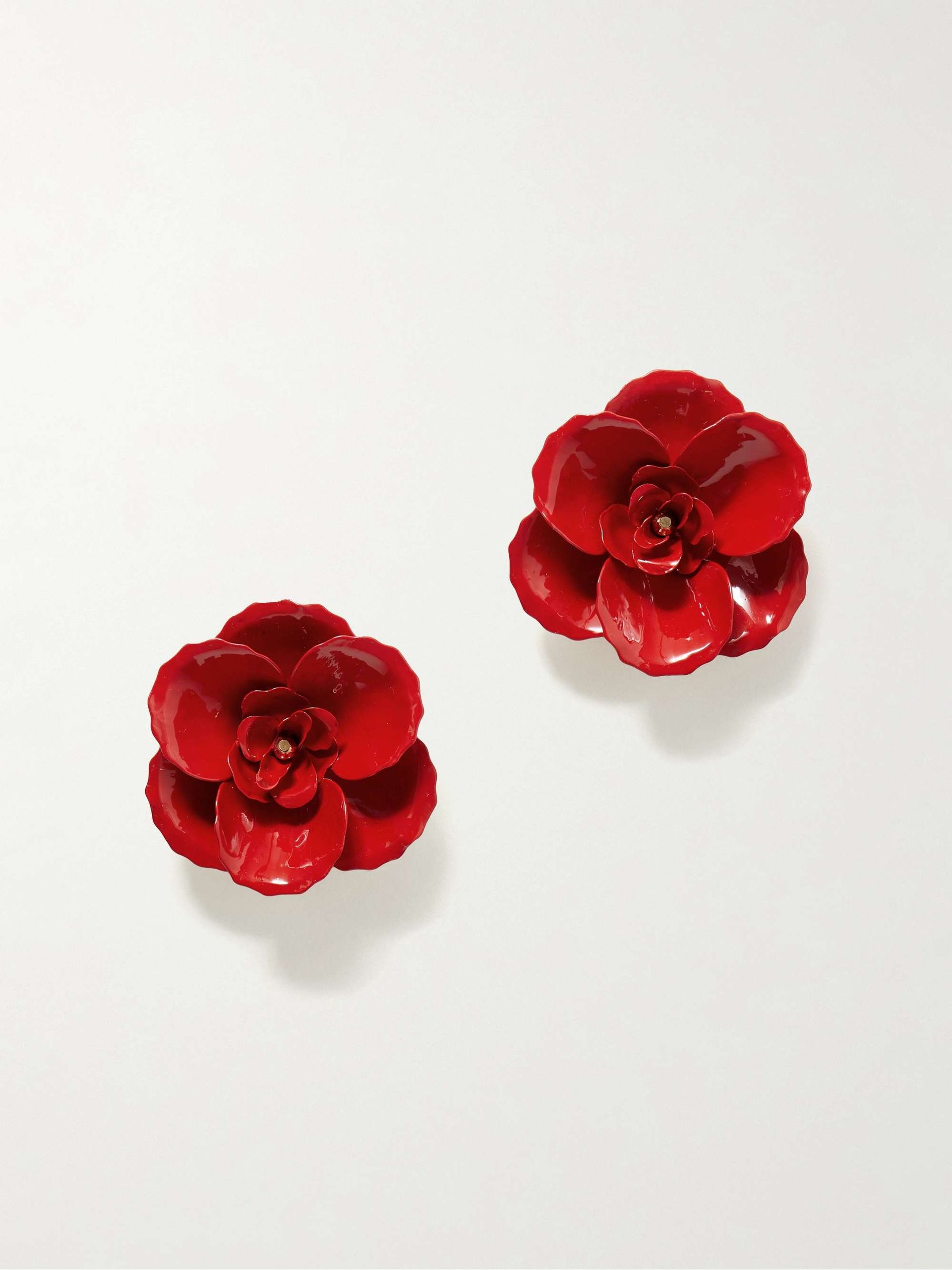 Chaya Gold-Tone Enamel Earrings