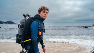 Austin Abrams as Jay Gardiner in "Whalefall" movie (2026)