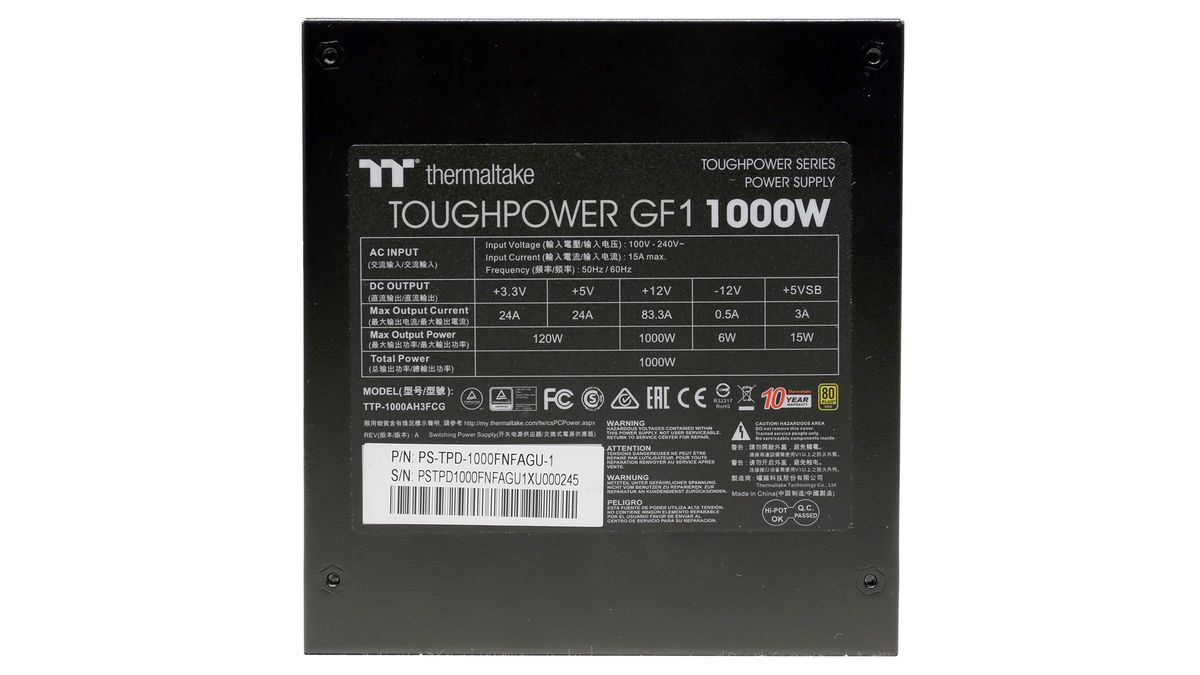 Thermaltake Toughpower GF1 1000W