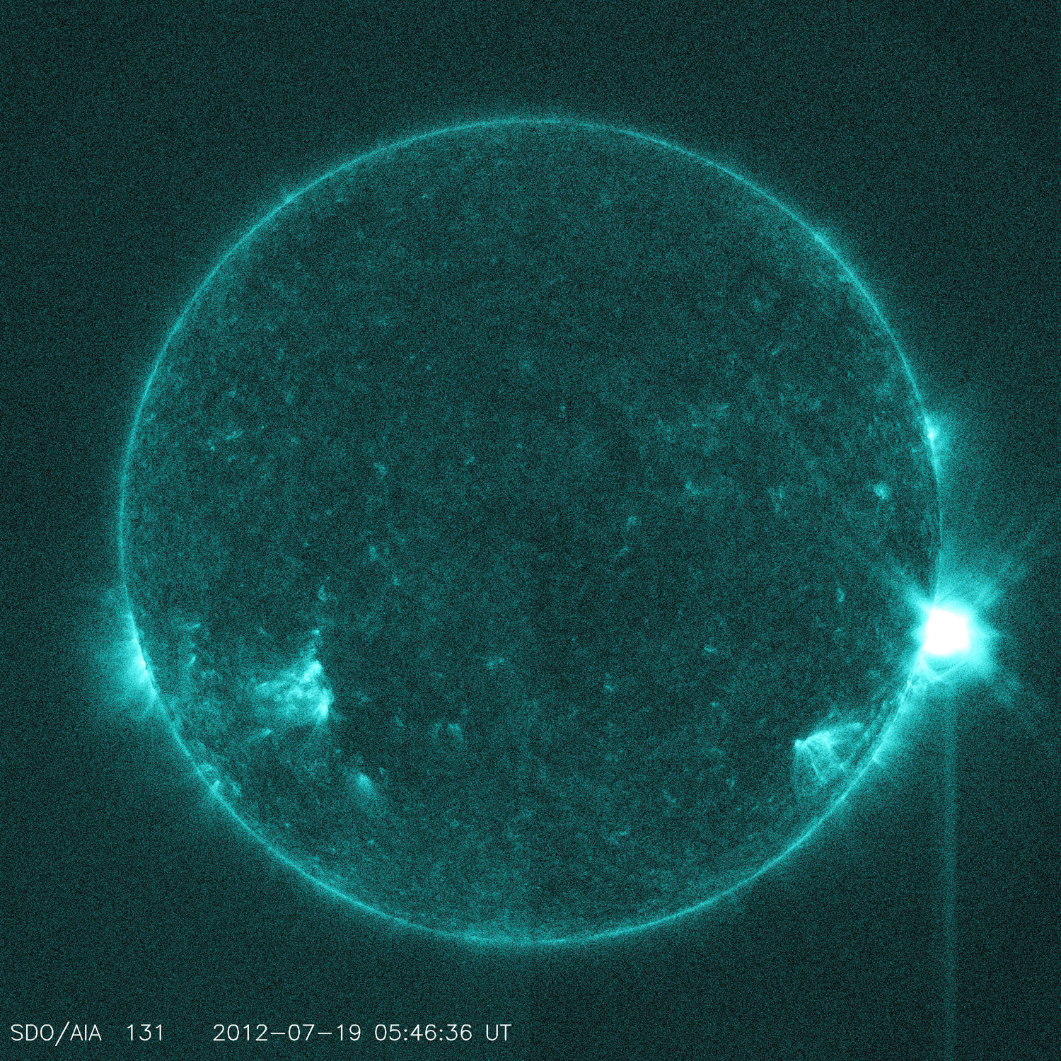 Huge Sunspot Fires Off Intense Solar Flare | Space