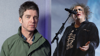 Noel Gallagher and Robert Smith