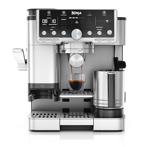 Ninja Luxe Pro 3-In-1 Coffee Machine, Silver Es701uk