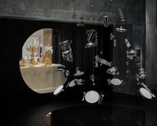 Christofle installation at Musée des Arts décoratifs