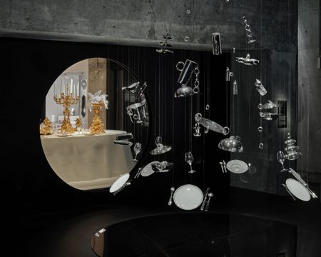 Christofle installation at Musée des Arts décoratifs