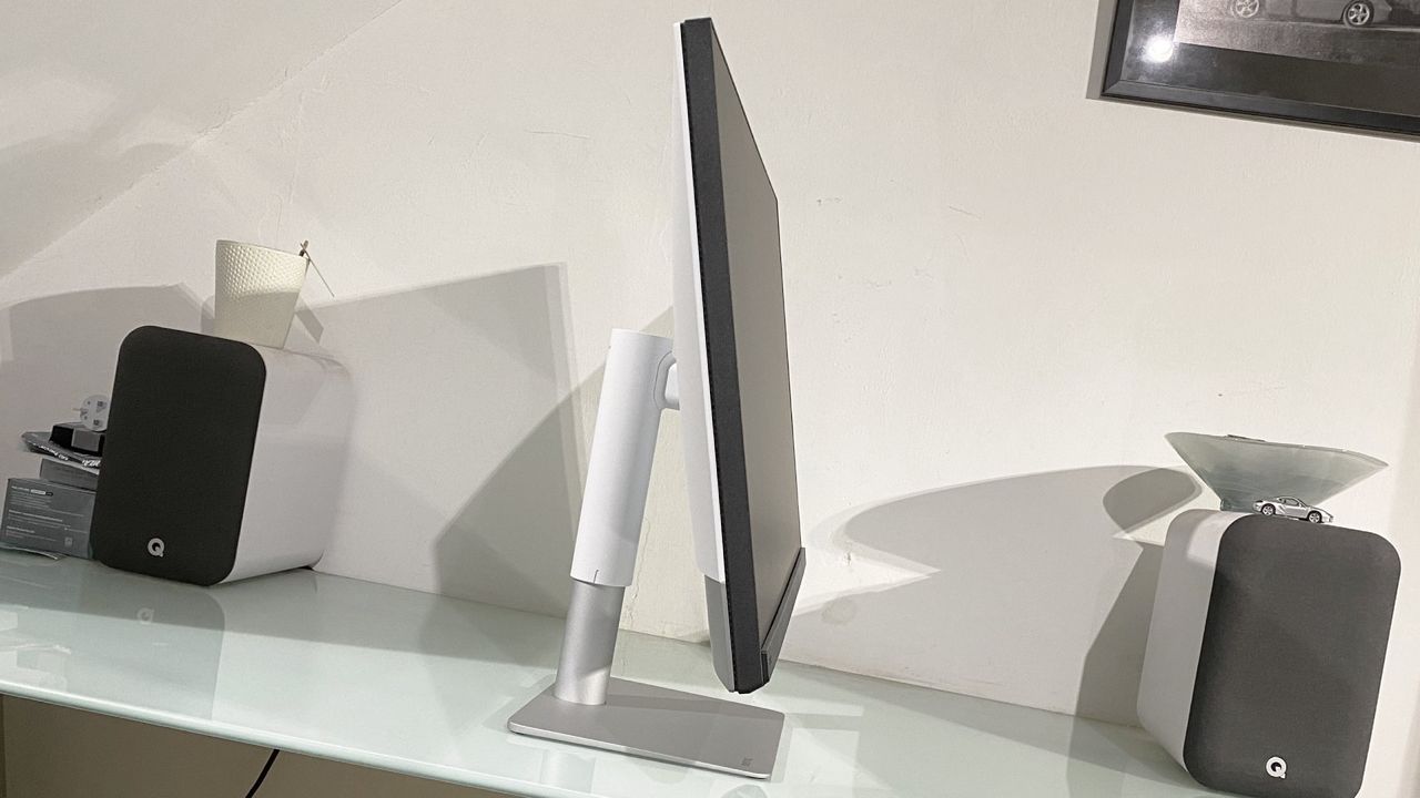 BenQ PD3226G monitor during our review process