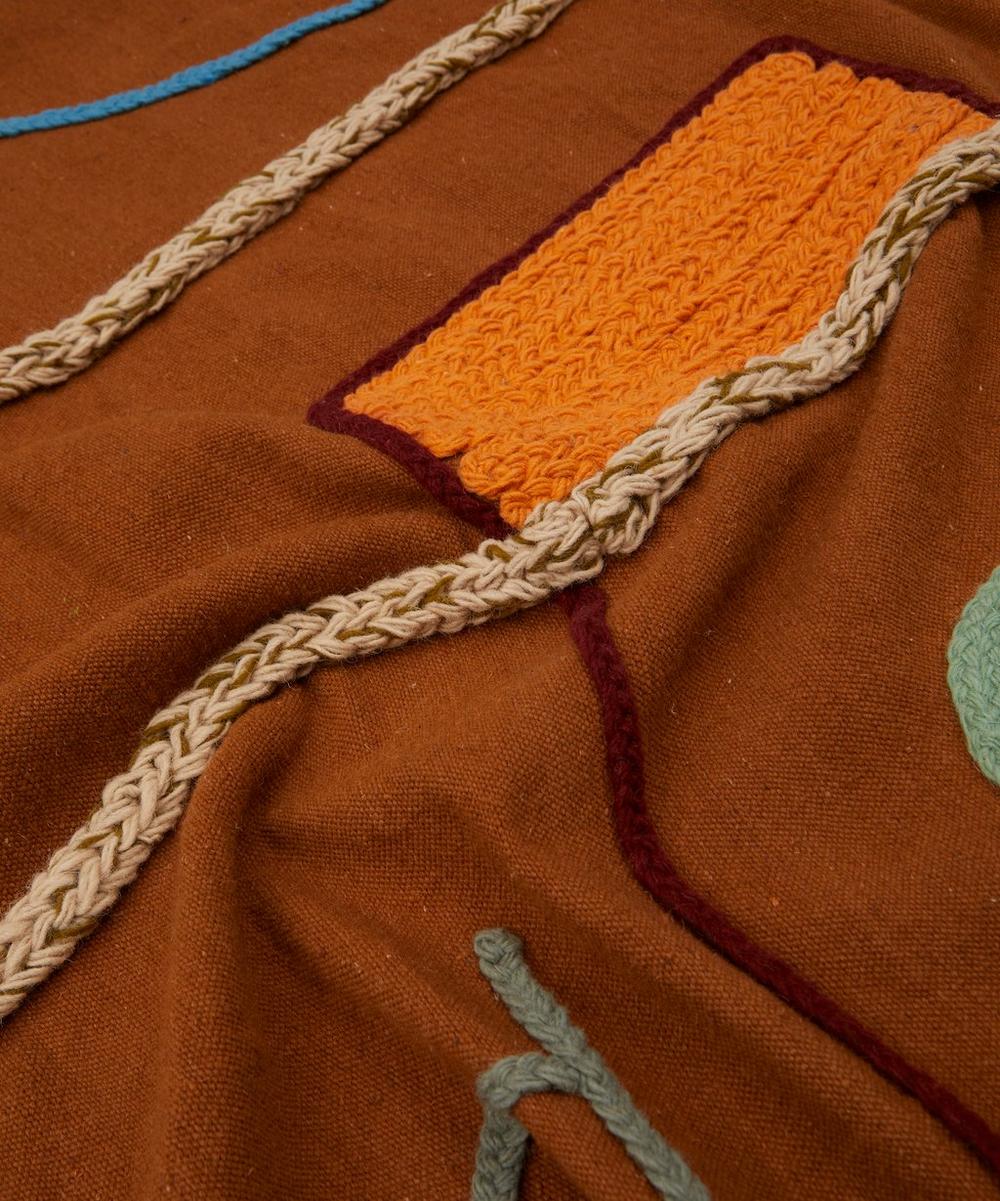 Afaf Terra Cotta Blanket