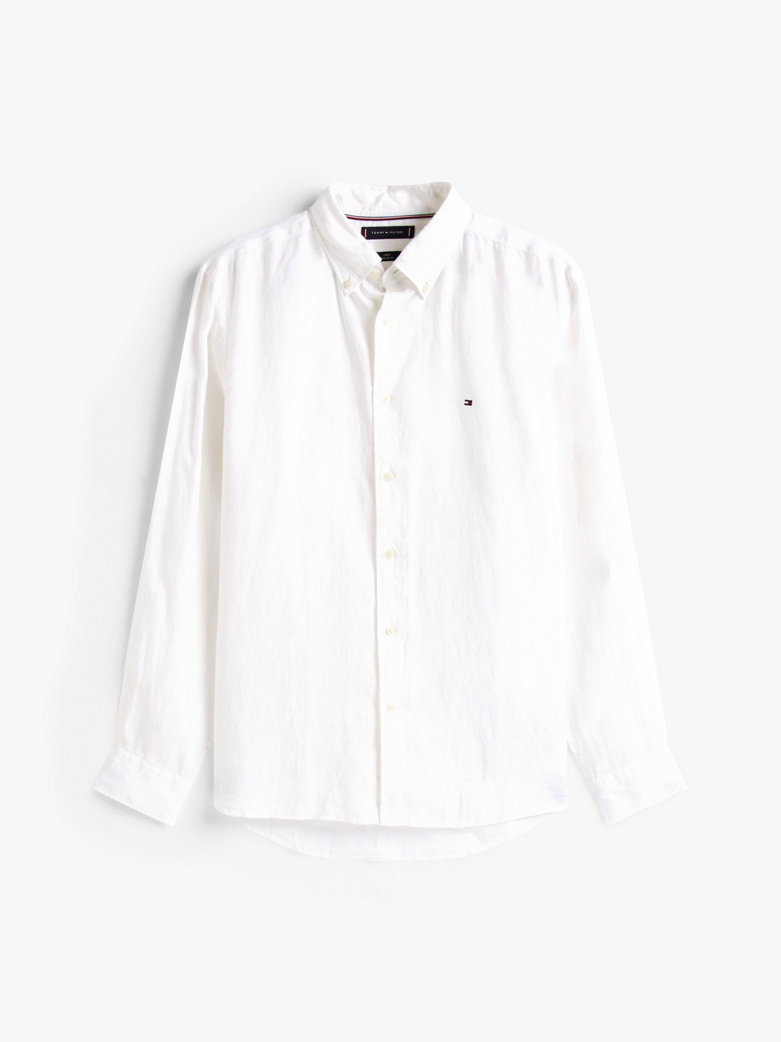 Regular Fit Washed Pure Linen Shirt