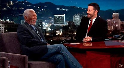Morgan Freeman had to develop his godly voice