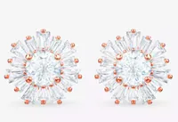 Crystal Sunshine Stud Earrings in Rose Gold, £85 ($117) | John Lewis &amp; Partners