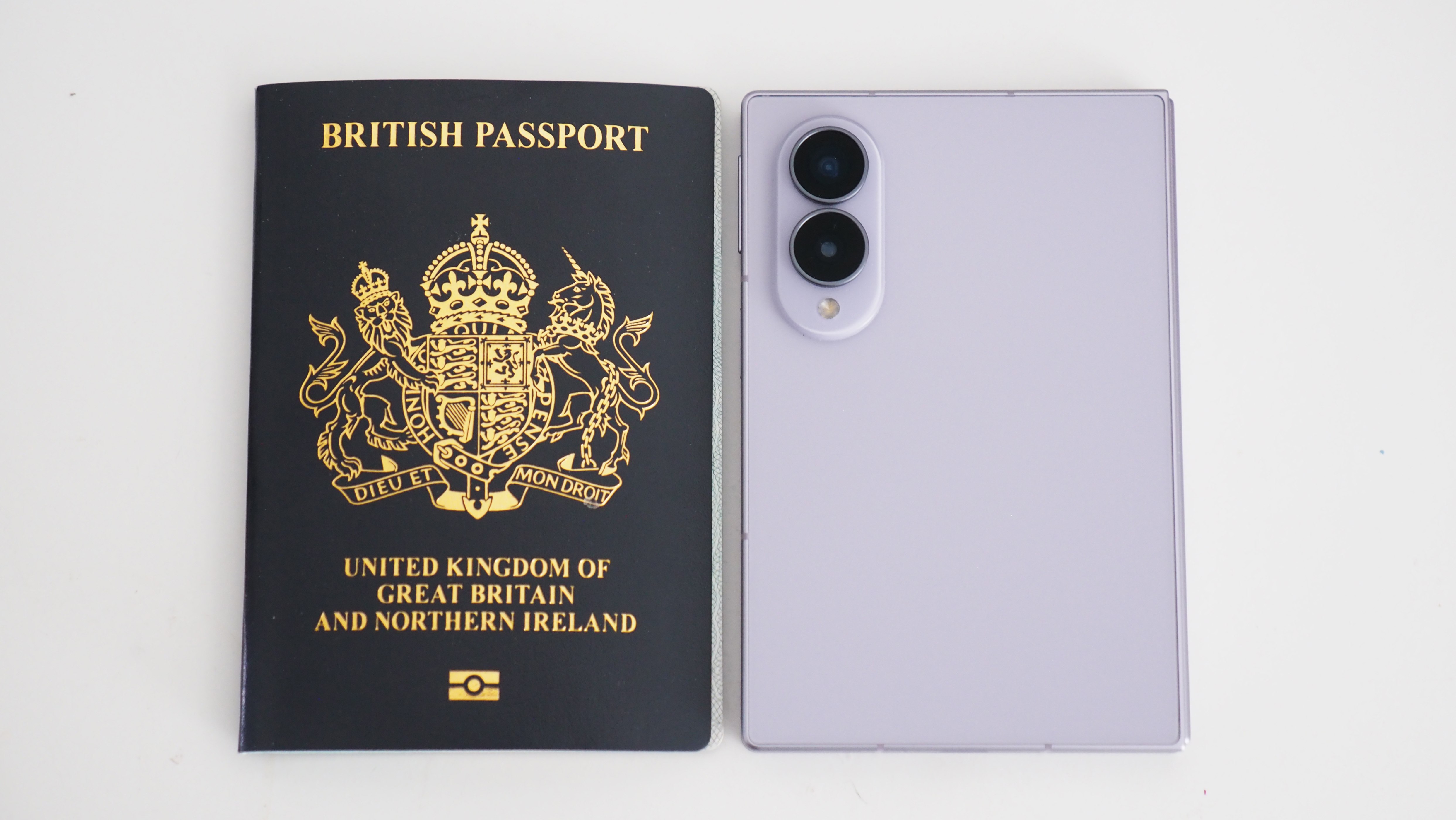 Samsung Galaxy Z Fold 8 and a British Passport