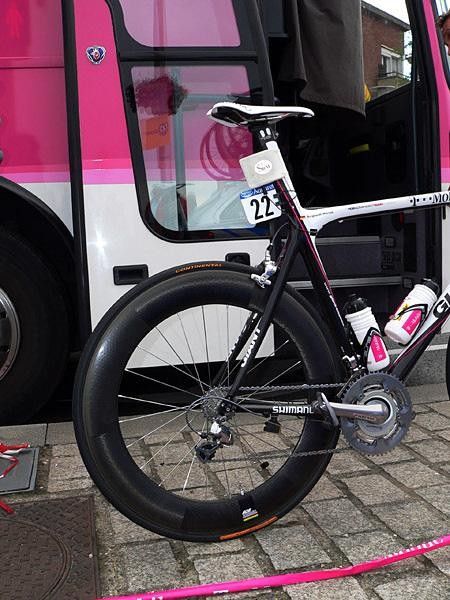 This is not a prototype deep-section Shimano Dura-Ace wheel.