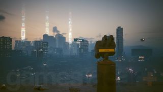 Cyberpunk 2077 2.1 update Night City sightseeing binoculars