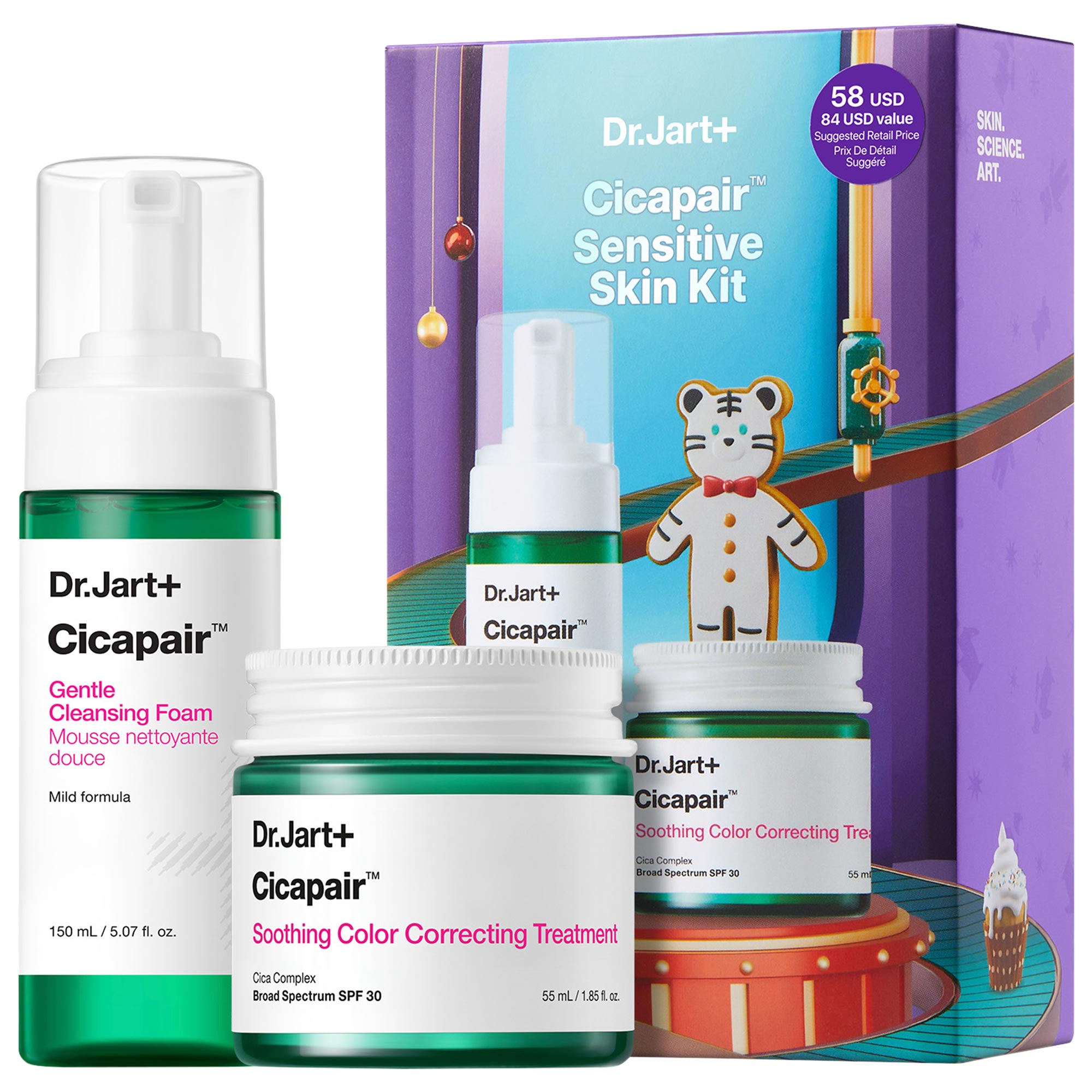 Cicapair&amp;trade; Sensitive Skin Gift Set for Redness and Barrier Repair