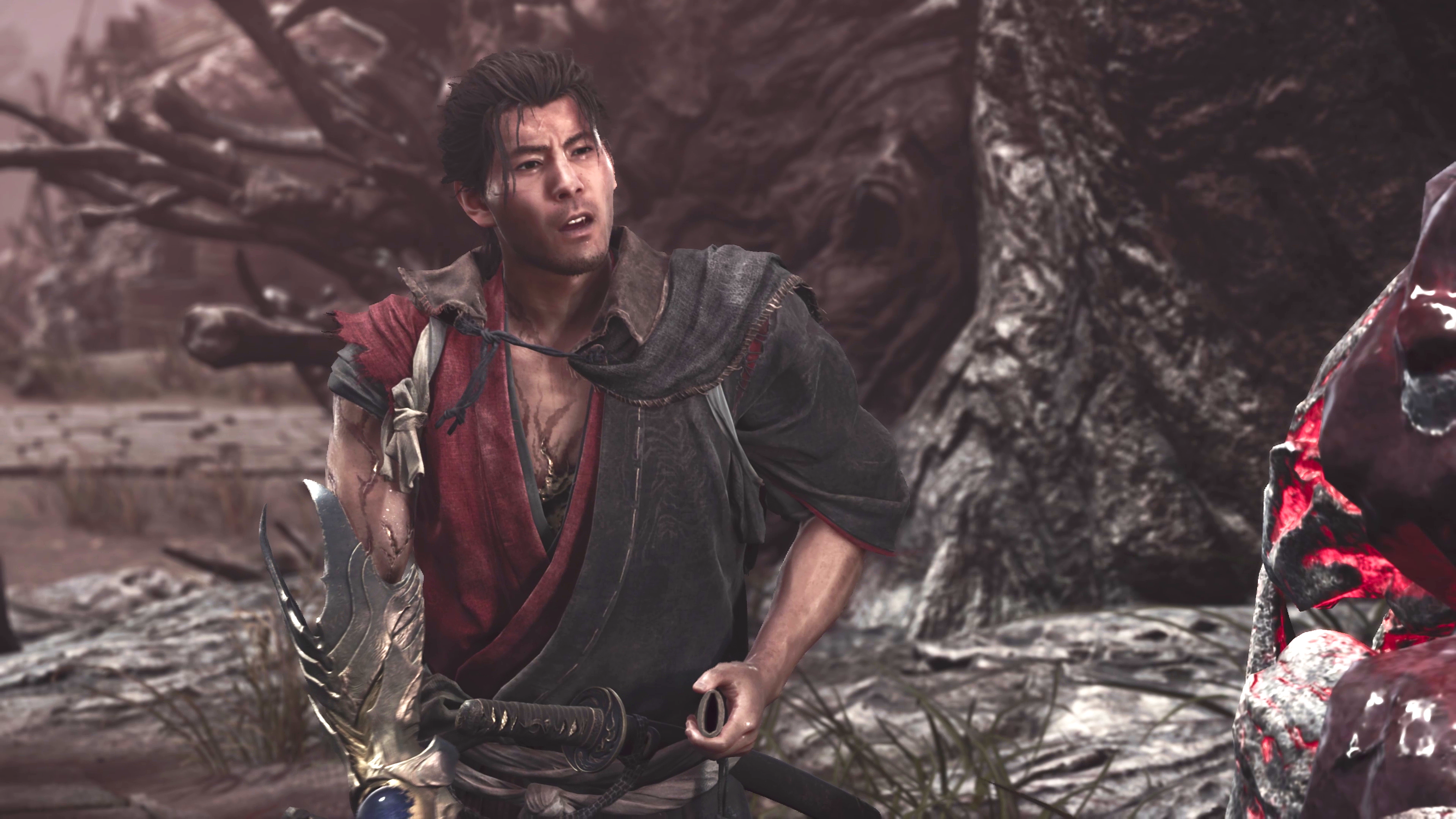 Miyamoto Musashi in Onimusha: Way of the Sword