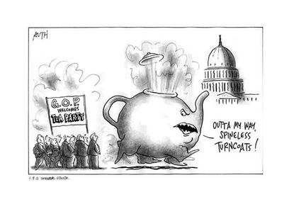 The steaming Tea Party