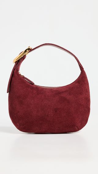 Suede Micro Buckle Hobo Bag