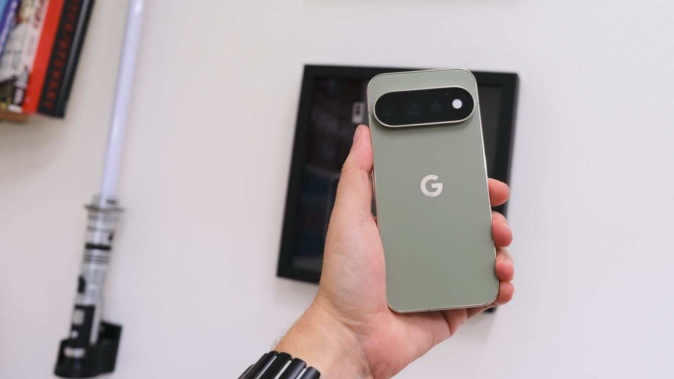 The Google Pixel 11 Pro being held in the hand