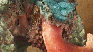 Monster Hunter Wilds Chatacabra close-up