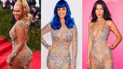 40 Most Naked Celebrity Outfits of the Decade From Rihanna to Miley Cyrus |  Marie Claire