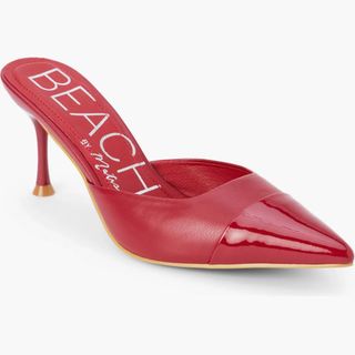 red kitten heels from Nordstrom