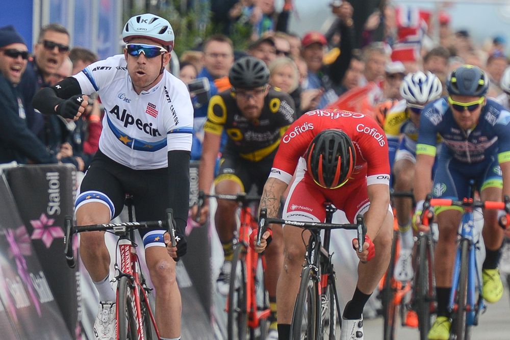 Alexander Kristoff wins stage 2 at the Arctic Race of Norway