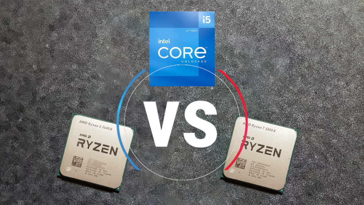 Intel Core i5-12600K vs AMD Ryzen 5 5600X and 5800X Face Off: Ryzen Has  Fallen