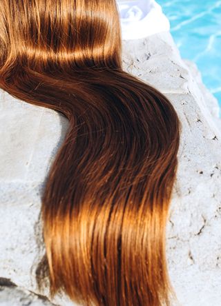 Hair in the sun