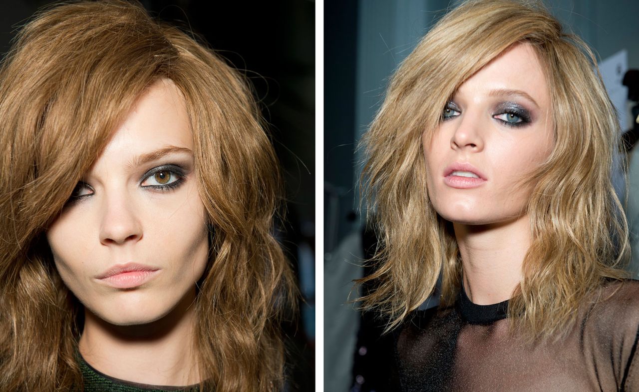 The smokey eye for Tom Ford&#039;s spring show,nude lips and a clean, minimal complexion