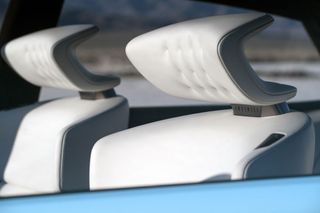 The slim seats of the Infiniti Q Inspiration concept car