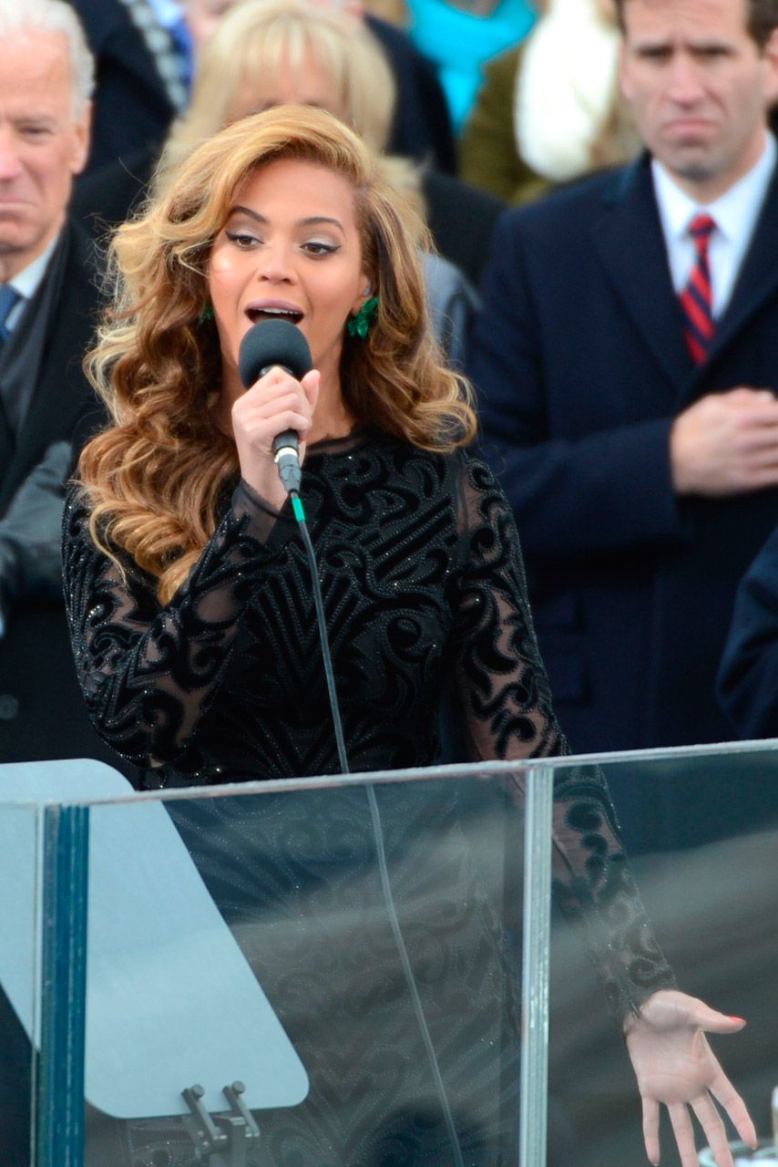 Beyonce sings at President Obama&#039;s Inauguration