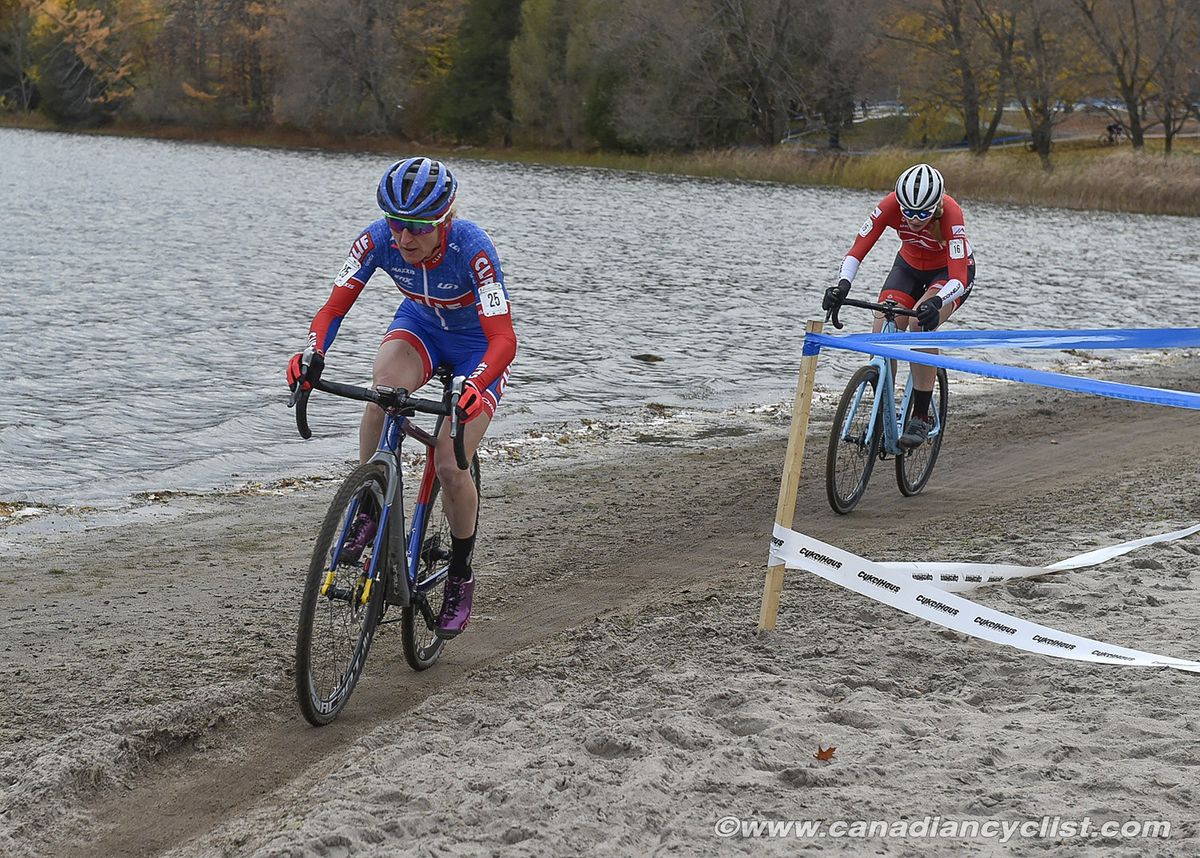 Catharine Pendrel (Can) Clif Pro Team raced IceMan in Traverse City, Michigan (USA) on Saturday, then drove to Midland Ontario (Can) for Pan Ams