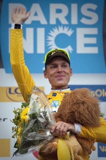 Tony Martin (HTC-Highroad) kept the yellow jersey