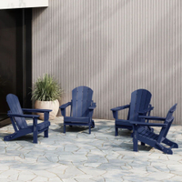 Elland HDPE Folding Adirondack Chair (Set of 4)| was $1,076 now $450 at Wayfair