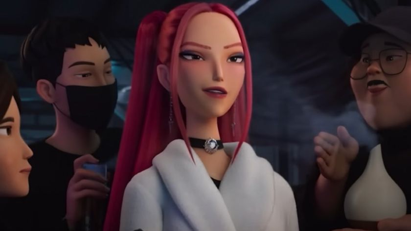 MIra getting prepped for her performance.