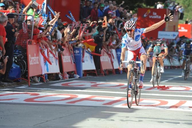 Daniel Moreno (Katusha) wins stage 4 of the Vuelta