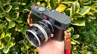 Leica M-E with Nikon F adaptor