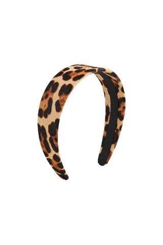 J.Crew Leopard-Print Calf Hair Headband