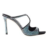 Jimmy Choo Anise 95 Crystal-Embellished Leather Sandals, was £1,595 now £797 | MatchesFashion