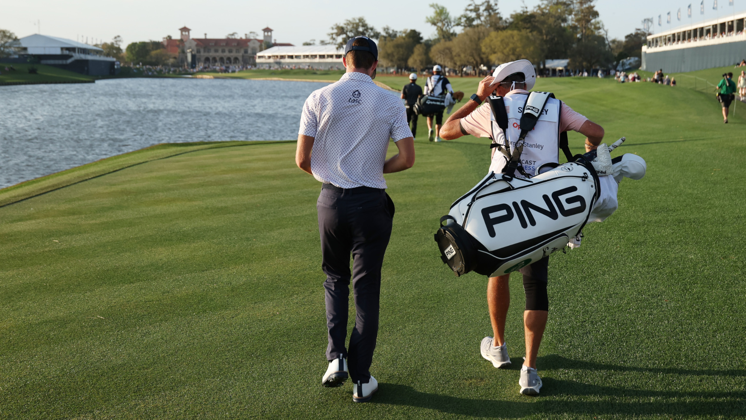 Alex Smalley and Don Donatello at The Players Championship