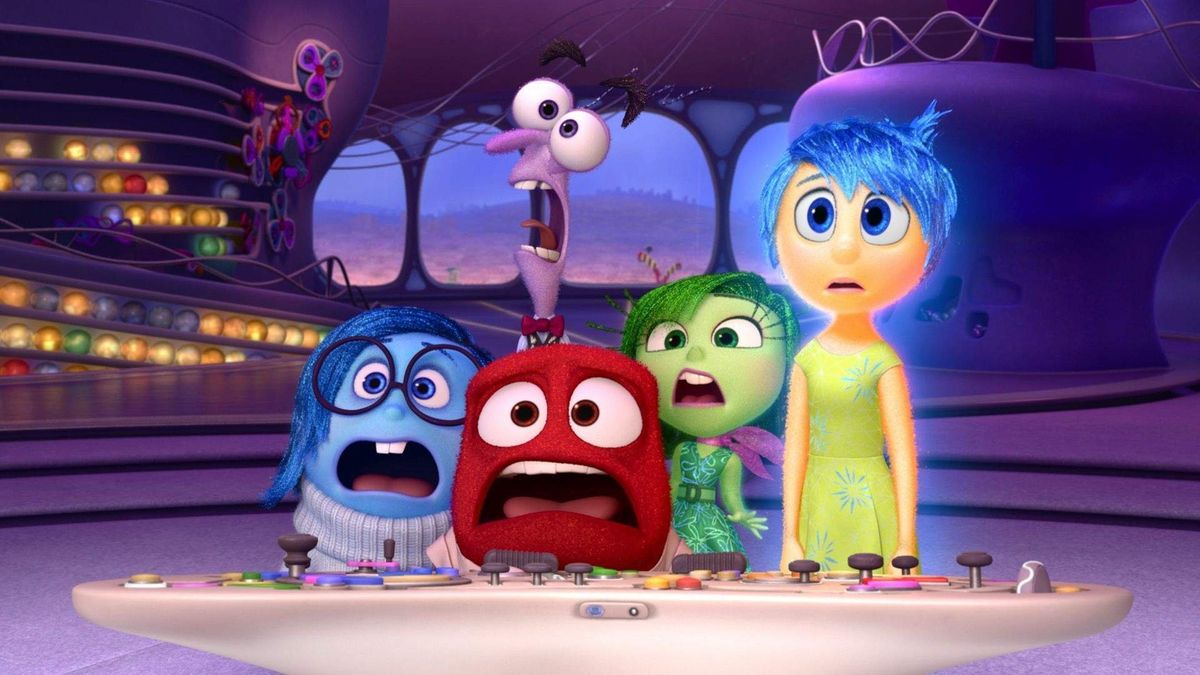 Sadness, Anger, Disgust, and Joy in Disney Pixar&#039;s Inside Out