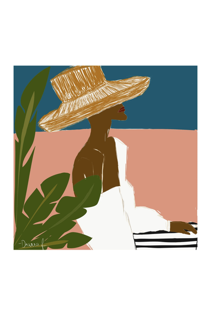 Diarrablu Dallu in Cartagena | Art Print