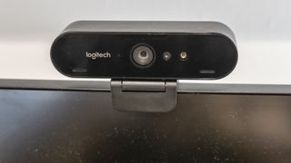 A Logitech Brio Ultra HD Pro, one of the best Mac webcams