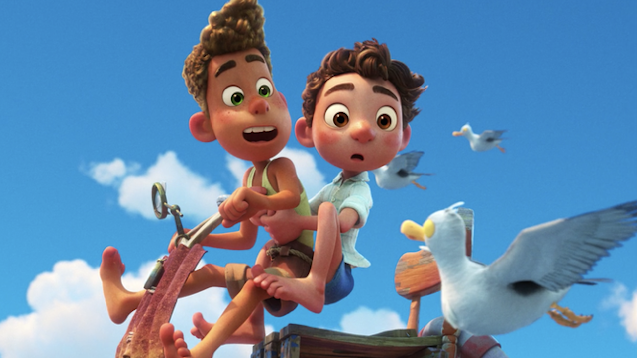 Luca and Alberto in Pixar's Luca
